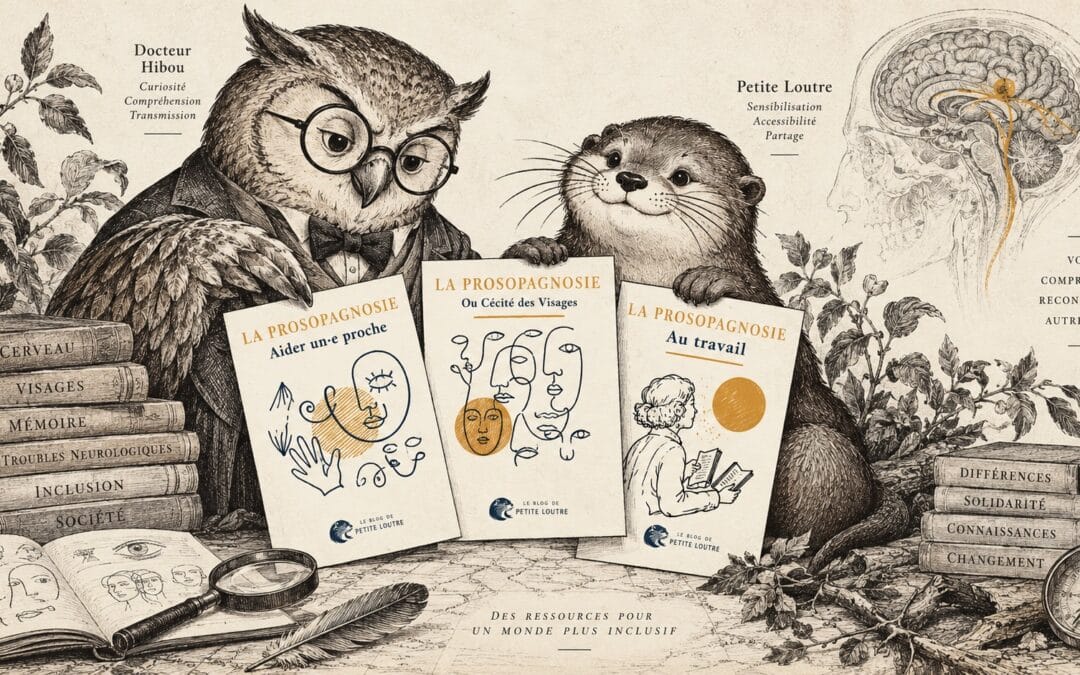 Petite Loutre : expliquer la prosopagnosie avec des images simples, belles et utiles